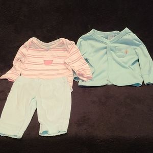 💗💙3 Piece Outdit